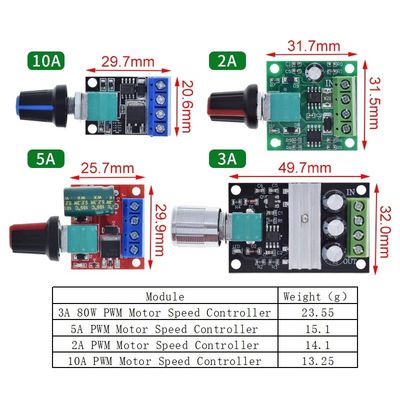 controlador Adjustable Drive Module da velocidade do motor de 30W 80W 90W PWM