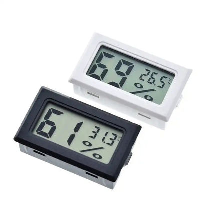 Mini baterias Thermo internas do botão da C.C. 1.5V LR44 do higrômetro 2 do LCD Digital