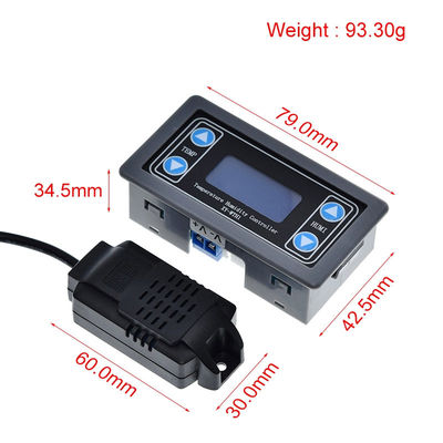 SHT20 10A DC 6V-30V Controlador de umidade digital de alta precisão Sensor de monitorização de temperatura