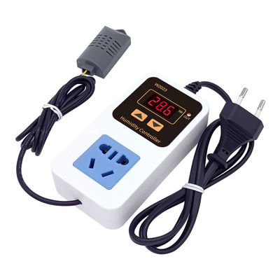 W2023 Interruptor de controle de umidade eletrônico inteligente montado na parede 110V-220V Regulador digital