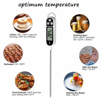 Termômetro da cozinha de TP300 Digitas para a carne que cozinha 304 de aço inoxidável
