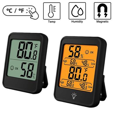 Medidor 10% da umidade da temperatura ambiente do LCD - 99%RH -4F-158F