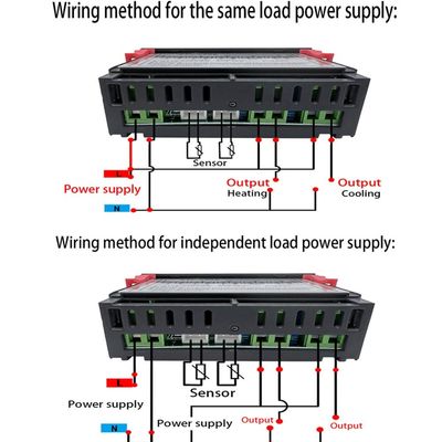Controlador Two Relay Output do termômetro de STC-3008 Digitas com ponta de prova 12V 24V 220V