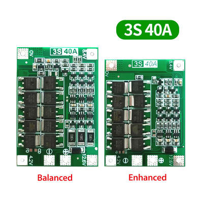 3S 4S 25A 40A 60A BMS Bateria de Proteção da placa Bateria de carregamento de iões de lítio