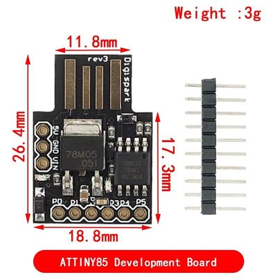 3.3V Apoio do Conselho de Desenvolvimento para os microcontroladores ATTINY85/TINY85