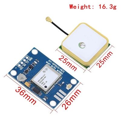 Módulo GPS NEO-6M para o controlador de voo APM MWC PX4 Pixhawk V2.4.5 APM2.56 APM 1.65 -3.6V