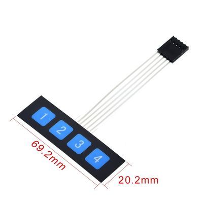 16 teclado de interruptor de membrana teclado 4 * 4 teclado de matriz para DIY KIT