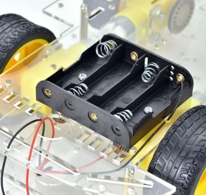 Versão mais longa 4WD Smart Robot Car Chassis Kit 4 Wheel Double Layer