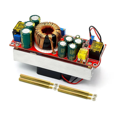 1800W 40A Placa de conversão de impulso DC-DC 10-60V Por ventilador Para módulo de potência de impulso de 12-90V