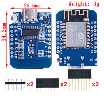 Baseado em ESP8266 CH340G Nodemcu V2 Mini Pro V3.0 NodeMcu 4MB/16MB Bytes Lua WIFI Internet Of Things Development Board