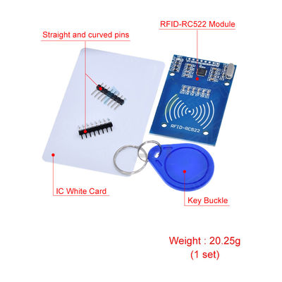 13.56MHz RFID RC522 Módulo para Arduino IC chave SPI Writer Reader IC Card Proximity Module