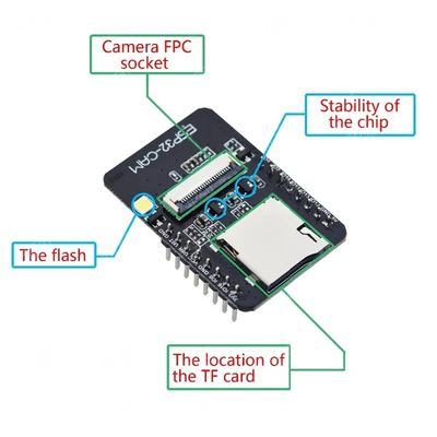 ESP32 ESP32-S Wifi BT Development Board com módulo de câmera OV2640 ESP32-CAM