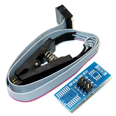 CH341A 24 Série 25 EEPROM Flash BIOS Modulo de Programação USB + SOIC8 SOP8 Clipe de Teste Para EEPROM 93CXX / 25CXX / 24CXX