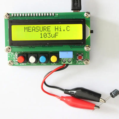 Lc100-A Lcd digital de alta precisão Capacidade de indução L/C Meter Tester de condensador Frequência 1Pf-100Mf 1Uh-100H Lc100-