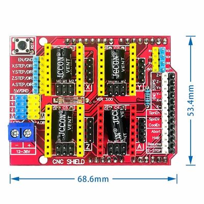 A4988 Painel de direção Impressora 3D CNC Shield V3 Engraving Machine Expansion Board