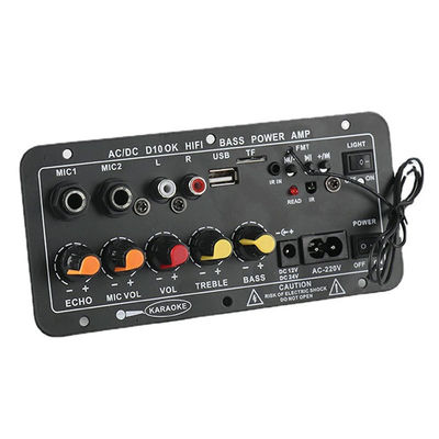 D10 Digital Power Amplifier Board com 30-120W de Potência de Saída Bluetooth 5.0 e entrada dupla de microfone para subwoofer e Karaoke