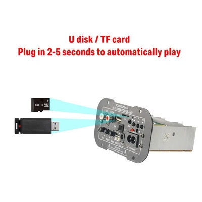 FM Radio Amplificador de Potência de Ferro Bluetooth 5.0 Música