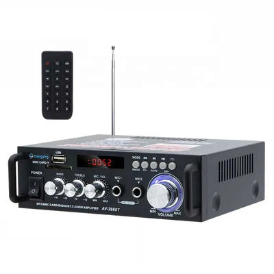 120W LDZS AV-298BT Amplificador de áudio estéreo com BT 2.0 sem fio e qualidade de som HIFI