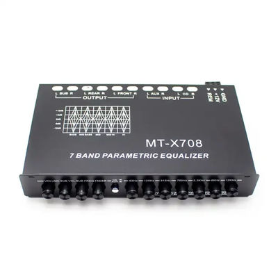 24v Amplificador EQ5 Segmento Aux Equalizer Car Audio EQ Tuning Crossover