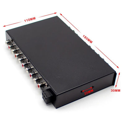 24v Amplificador EQ5 Segmento Aux Equalizer Car Audio EQ Tuning Crossover