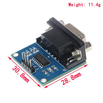 5.5V MAX3232 MAX232 Modulo RS232 para TTL Conversor de porta serial DB9 Conector
