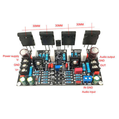 Painel de amplificador de potência mono de 200 W com tubo de alta potência A1943/C5200 e amplo alcance de alimentação