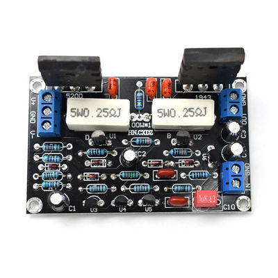 2SC5200+2SA1943 Hifi Audio Amplifier Board Mono Channel 100W DC 35V para sistemas de áudio profissional