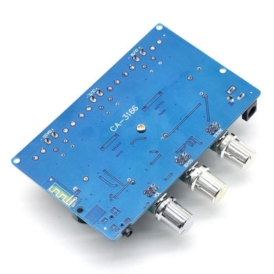 CA-3166B Bluetooth 5.0 Amplificador 2*50W+100W 2.1 Canal TPA3116D2 com DC12~24V