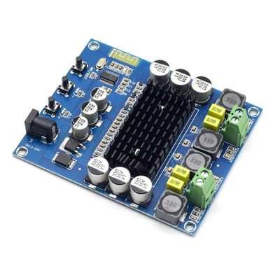 Tabela de amplificador digital sem fio TPA3116D2 com potência de saída de 2 * 50W DC12-24V Bluetooth 5.0 Amplificador de alto-falante DIY