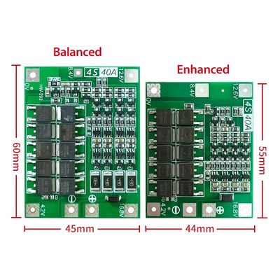 CA-4S-40A Carregador de bateria de iões de lítio Lipo Cell Module PCB BMS Protection Board