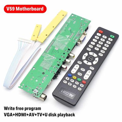 HDVX9-AS V4.5 Painel de TV LED Universal V59 Painel de controle de TV LED LCD Universal