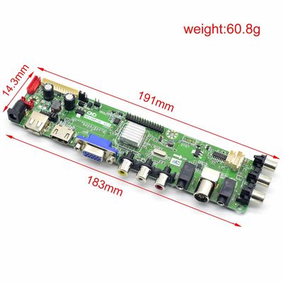 HDV56R-AL V2.2 V56 Universal TFT LED TV Mainboard LCD Controller Board para TVs SKD Kits e Peças