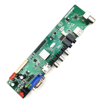 Placa principal de TV LED digital analógica integrada universal DTV3663 com T2/T/C