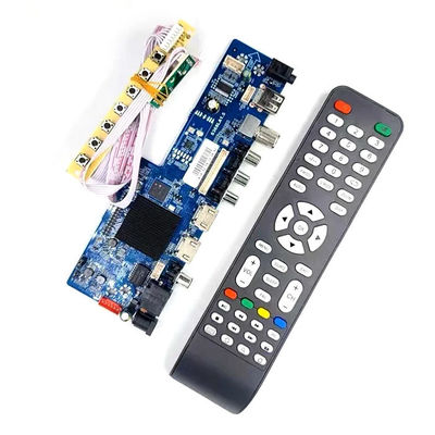 Tabela de circuito universal de 32 polegadas 1 + 8G Smart LED TV Tabela baseada em PCB com tensão de 12V