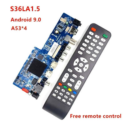 Tabela de circuito universal de 32 polegadas 1 + 8G Smart LED TV Tabela baseada em PCB com tensão de 12V