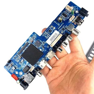 Tabela de circuito universal de 32 polegadas 1 + 8G Smart LED TV Tabela baseada em PCB com tensão de 12V