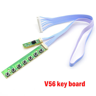 7K V59 V56 Universal 7 teclas teclado para TV LCD placa-mãe acordeão teclado com IR