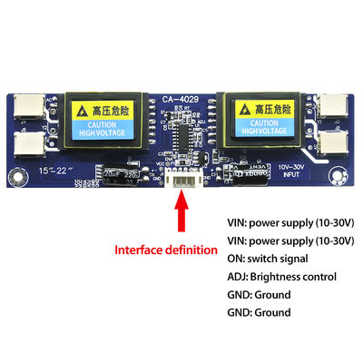 CA-4029 4 Lâmpadas Inverter LED Backlight Driver Board 15-22 polegadas Para monitor de PC AVT4029