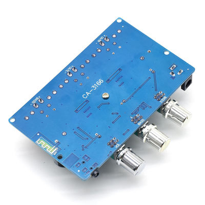 CA-3166B Quadro de amplificador de energia digital DC12-24V 50Wx2+100W com módulo de áudio Bluetooth 5.0 Classe D