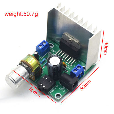 CA-7297 Modulo de Amplificador Digital Dual-Channel 15W+15W Tabela de Amplificador de Áudio com TDA7297 Chip para DIY Kit DC 12-24V