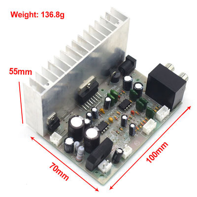 CA-7379A Tabela de amplificador de subwoofer digital com chip TDA7379 2*38W AC/DC 12V AMP