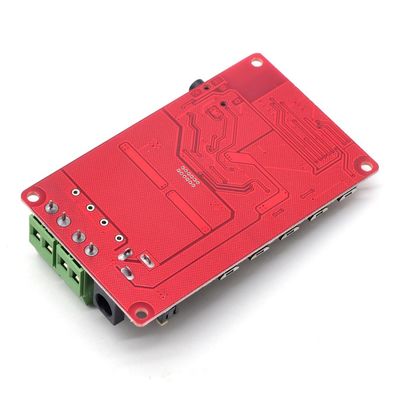 Módulo amplificador BT de potência digital CA-7492B com saída CSR5.0 Bluetooth 2 * 50W e alimentação 8-24V DC
