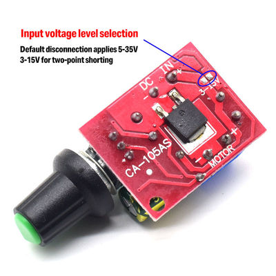 CA-105AS 35V 5A 90W Controlador de velocidade do motor PWM Ajuste do painel de interruptor para escurecimento de LED