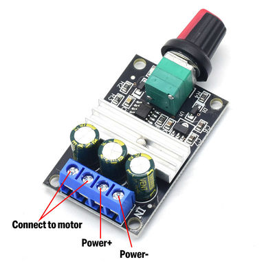 CA-103A PWM DC Motor Speed Controller 6V 12V 24V 28V 3A Comutador de velocidade 1203BK