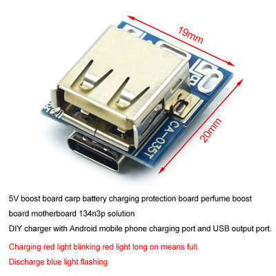 CA-035 5V Boost Step Up Power Module Bateria de lítio LiPo Proteção de Carregamento Painel de proteção LED Display USB Para carregador DIY