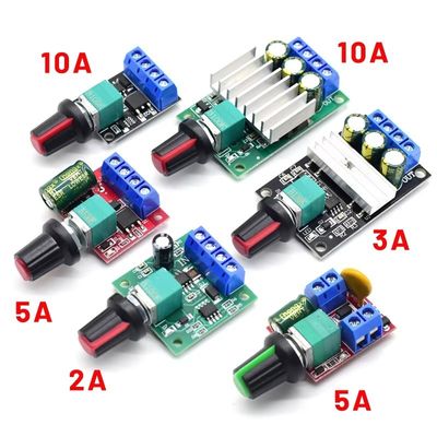 CA-110AS 12V/24V 10A PWM DC Motor Speed Control Governor Stepless LED Dimmer Power Controller Modulo regulador de tensão