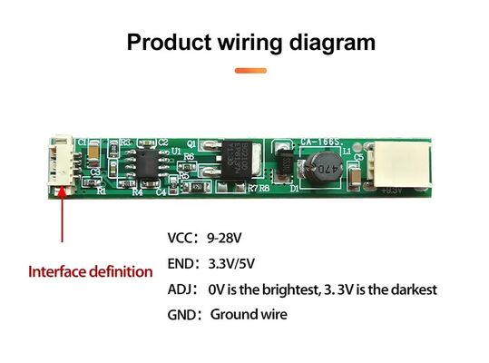 CA-166S Modulo IGBT Universal LED Backlight Driver Board Laptop Alta Tensão Corrente Constante Saída Modulo Ajustável