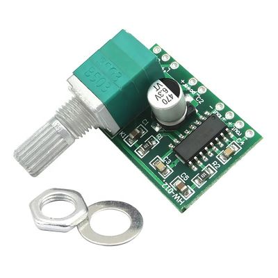 GF1002 PAM8403 Placa de amplificador de áudio com alimentação USB e potenciômetro 2 canais 2.0