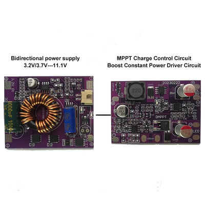 Modulo de condutor de impulso de tipo de montagem padrão para controlador de painel solar de bateria de lítio de 18 V