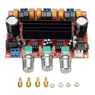 2.1 Quadro de amplificador digital de canal com chip TPA3116D2 de saída 50Wx2 e alimentação 12V-24V